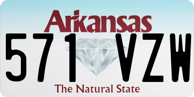 AR license plate 571VZW
