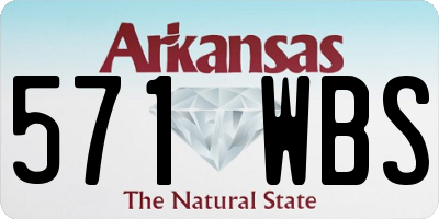 AR license plate 571WBS