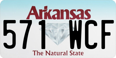 AR license plate 571WCF