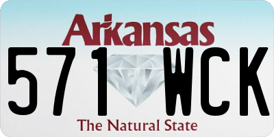AR license plate 571WCK