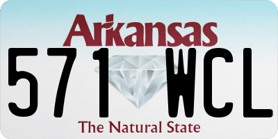 AR license plate 571WCL