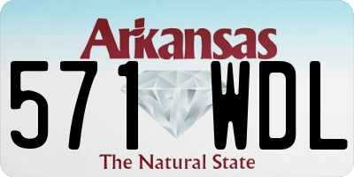 AR license plate 571WDL