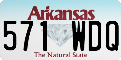 AR license plate 571WDQ