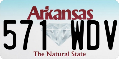 AR license plate 571WDV