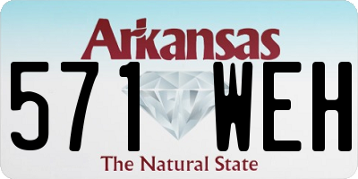 AR license plate 571WEH
