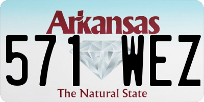 AR license plate 571WEZ