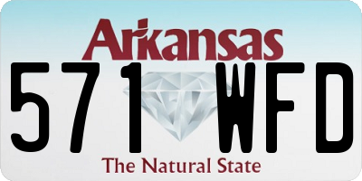 AR license plate 571WFD