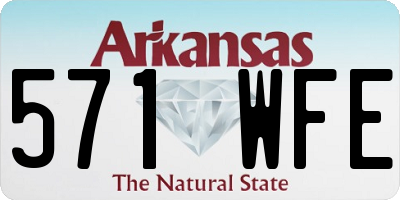 AR license plate 571WFE