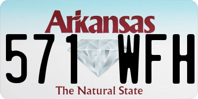 AR license plate 571WFH