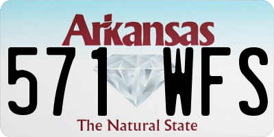 AR license plate 571WFS