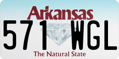 AR license plate 571WGL