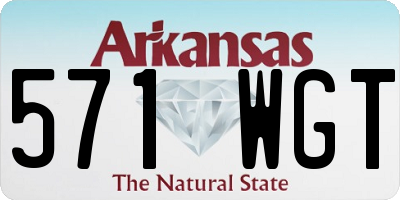 AR license plate 571WGT