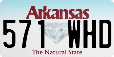 AR license plate 571WHD