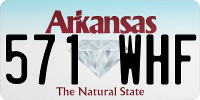 AR license plate 571WHF