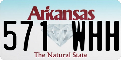AR license plate 571WHH