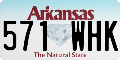 AR license plate 571WHK