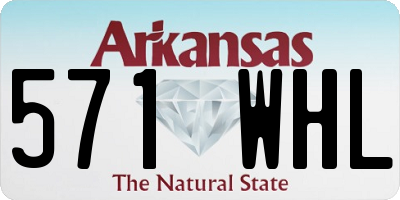AR license plate 571WHL