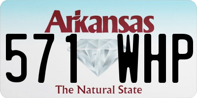 AR license plate 571WHP