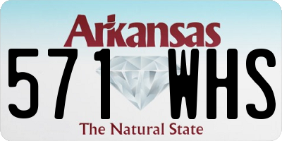 AR license plate 571WHS