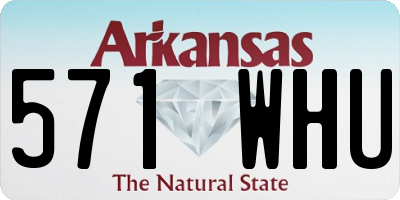 AR license plate 571WHU