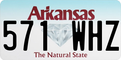 AR license plate 571WHZ