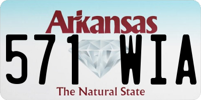 AR license plate 571WIA