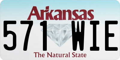 AR license plate 571WIE