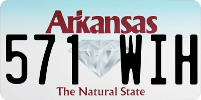 AR license plate 571WIH
