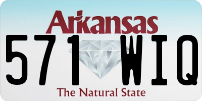 AR license plate 571WIQ