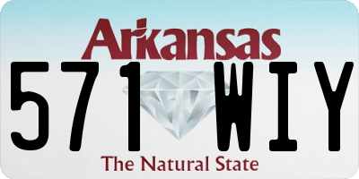 AR license plate 571WIY