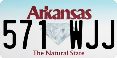 AR license plate 571WJJ