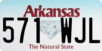 AR license plate 571WJL
