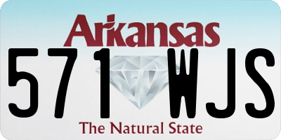 AR license plate 571WJS