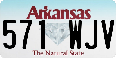 AR license plate 571WJV