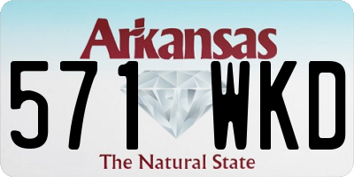 AR license plate 571WKD