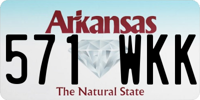 AR license plate 571WKK