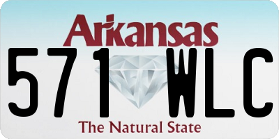 AR license plate 571WLC