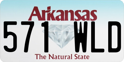 AR license plate 571WLD