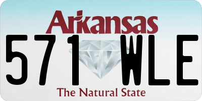 AR license plate 571WLE