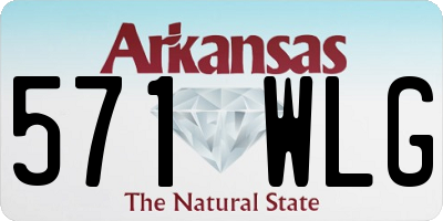 AR license plate 571WLG