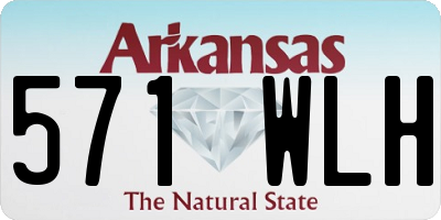 AR license plate 571WLH