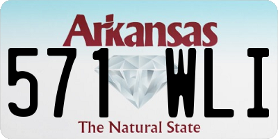 AR license plate 571WLI