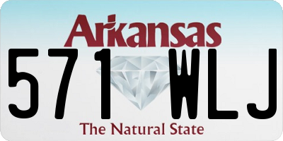 AR license plate 571WLJ
