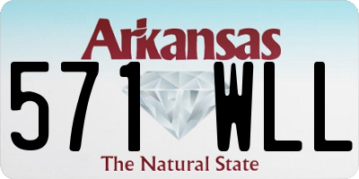 AR license plate 571WLL