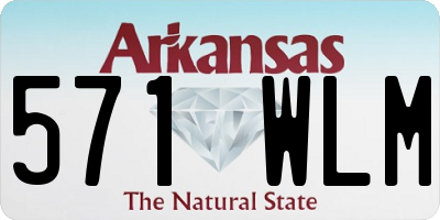 AR license plate 571WLM