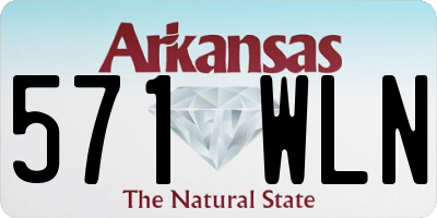 AR license plate 571WLN