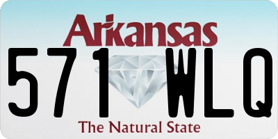 AR license plate 571WLQ