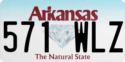 AR license plate 571WLZ