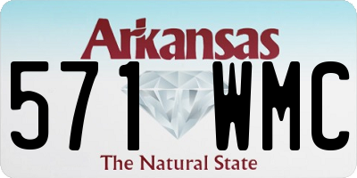 AR license plate 571WMC