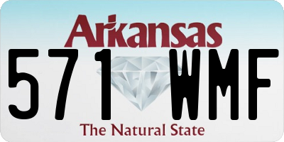 AR license plate 571WMF